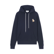 Maison Kitsune Chillax Fox Patch Classic Hoodie Navy