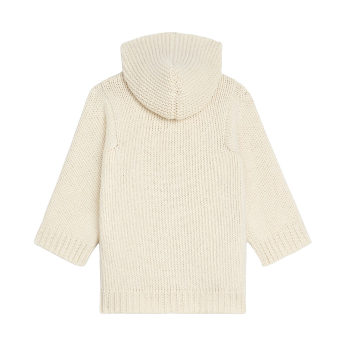 (W) 셀린느 울 트리옹프 숏슬리브 바자 풀오버 오프 화이트((W) Celine Triomphe Short Sleeved Baja Pullover in Wool Off White) - 2