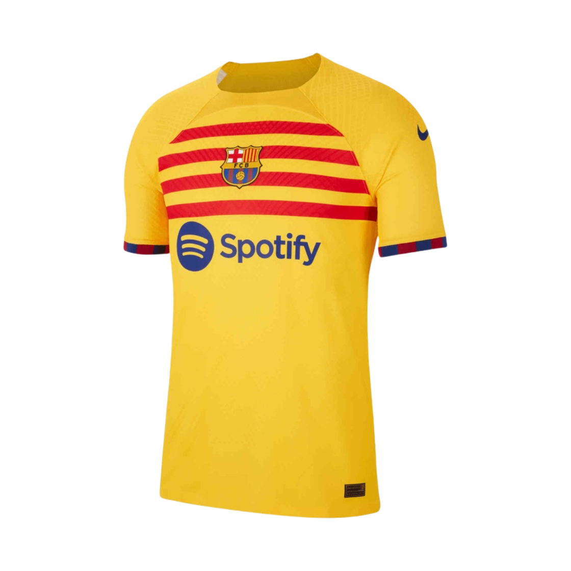 나이키 FC 바르셀로나 2022/23 드라이핏 ADV 매치 4th 저지 아마릴로 유니버시티 레드 (논 마킹 버전)(Nike FC Barcelona 2022/23 Dri-Fit ADV Match 4th Jersey Amarillo University Red (Non Marking Ver.)) - 1