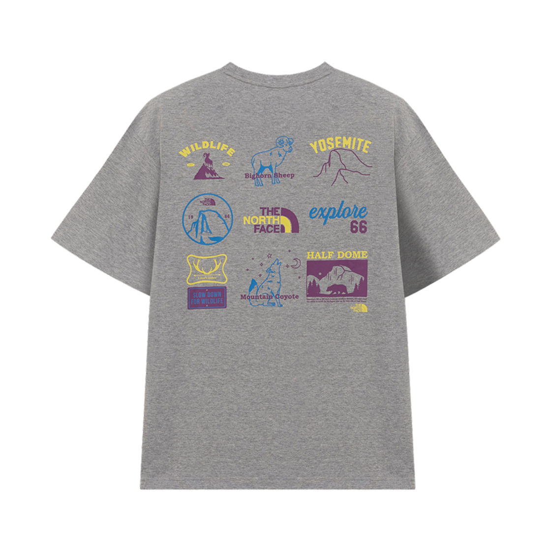 노스페이스 어드벤쳐 숏슬리브 라운드 티셔츠 멜란지 그레이 - 25SS(The North Face Adventure S/S Round T-Shirt Melange Grey - 25SS) - 2