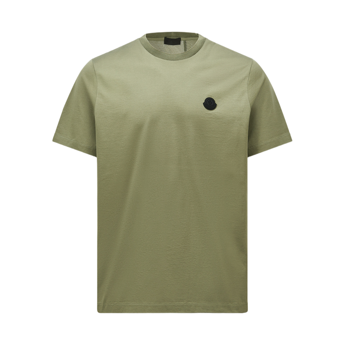K1-091-8C00073-8390Y-82G Moncler Vertical Back Logo Cotton T-Shirt Sage Green - 25SS
