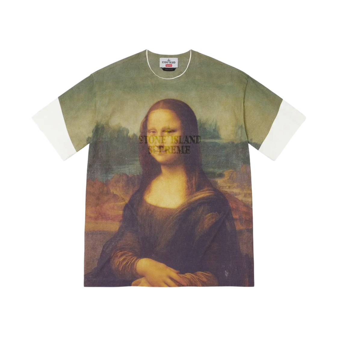 슈프림 x 스톤 아일랜드 숏슬리브 모나리자 - 22SS(Supreme x Stone Island S/S Top Mona Lisa - 22SS)