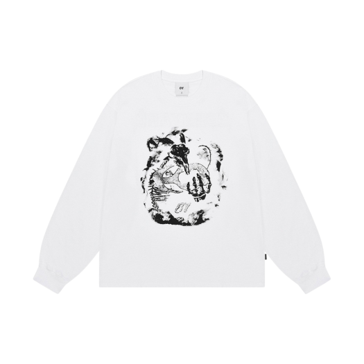 OYBDS1TE129WH OY Dragon Long Sleeve White