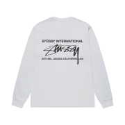 Stussy Smooth International LS T-Shirt White