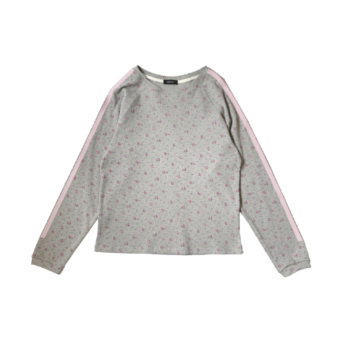 KS5BRTS005ML Kookeesee Waffle Raglan Tee Flowermelange