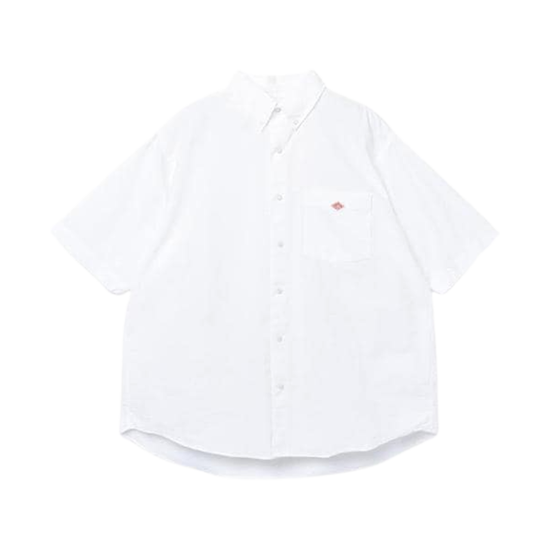 DT-B0118 Danton Cool Max Short Sleeve Oxford Shirt White