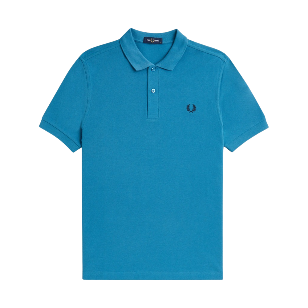 AFPM2416000-V35 Fred Perry M6000 Plain Fred Perry Shirt Runaway Bay Ocean/Navy