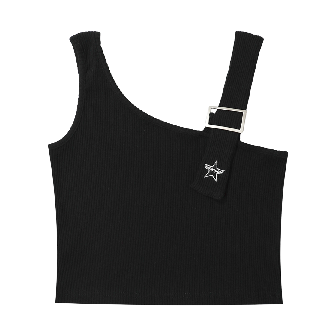 미니멀페어 버클 슬리브리스 블랙(mnmpair Buckle Sleeveless Black)