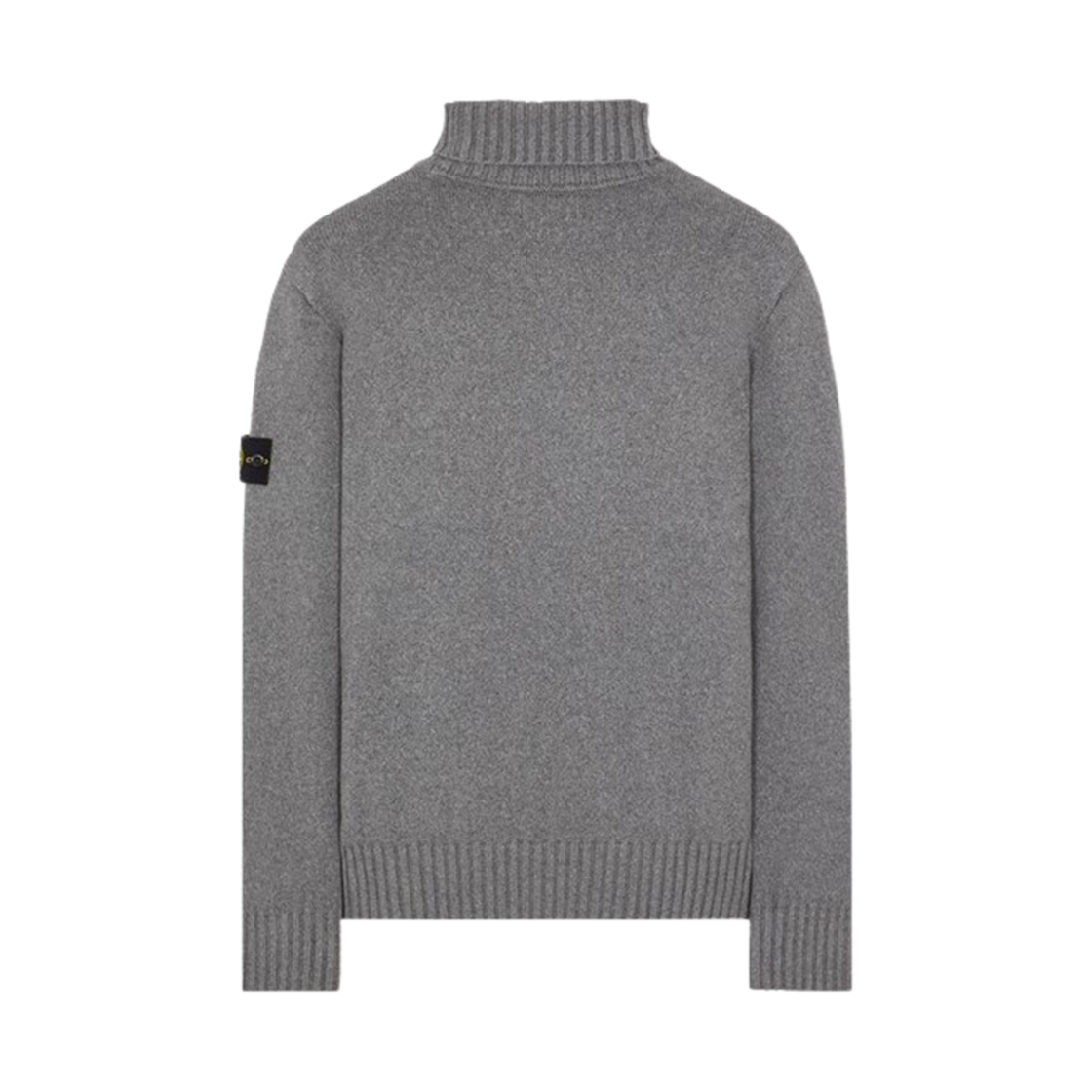 스톤 아일랜드 505A2 윈터 코튼 터틀넥 니트 더스트 멜란지 - 23FW(Stone Island 505A2 Winter Cotton Turtleneck Knit Dust Melange - 23FW) - 2