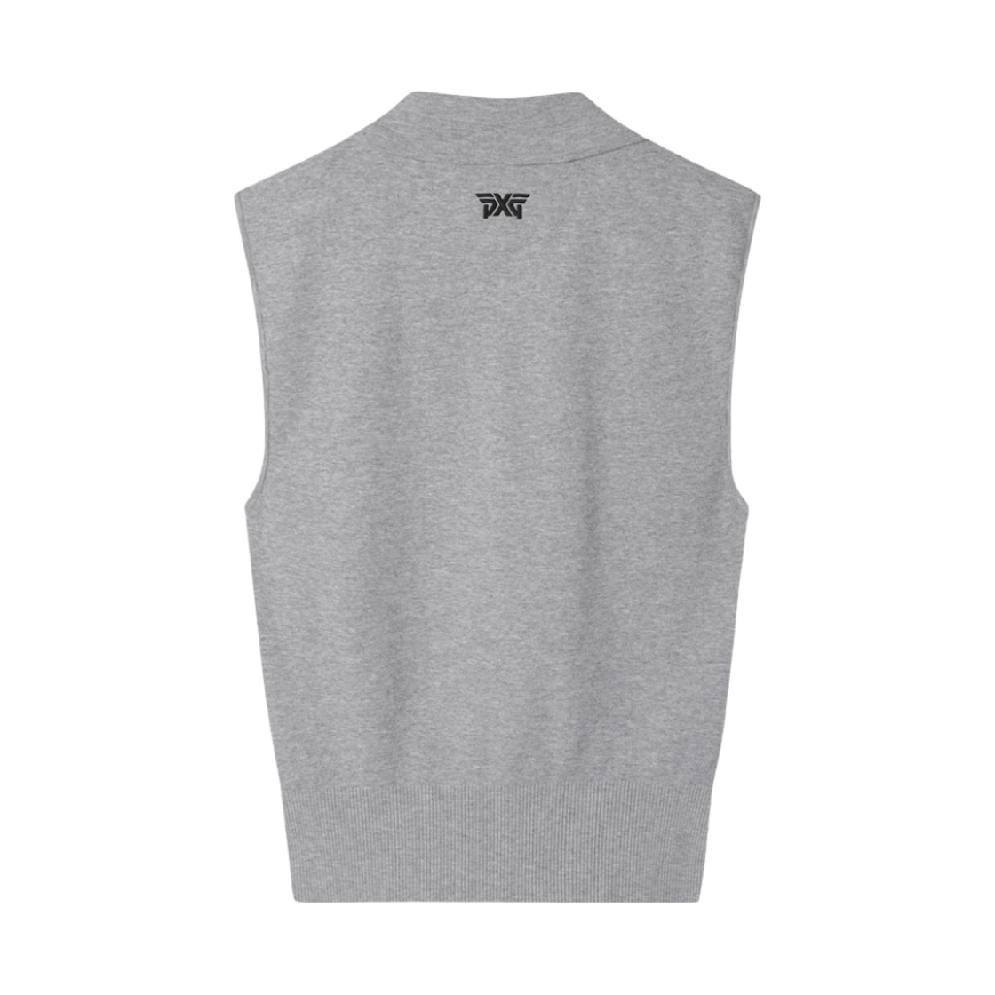 (W) 피엑스지 브이넥 니트 베스트 라이트 그레이((W) PXG V-Neck Knitted Vest Light Grey) - 2