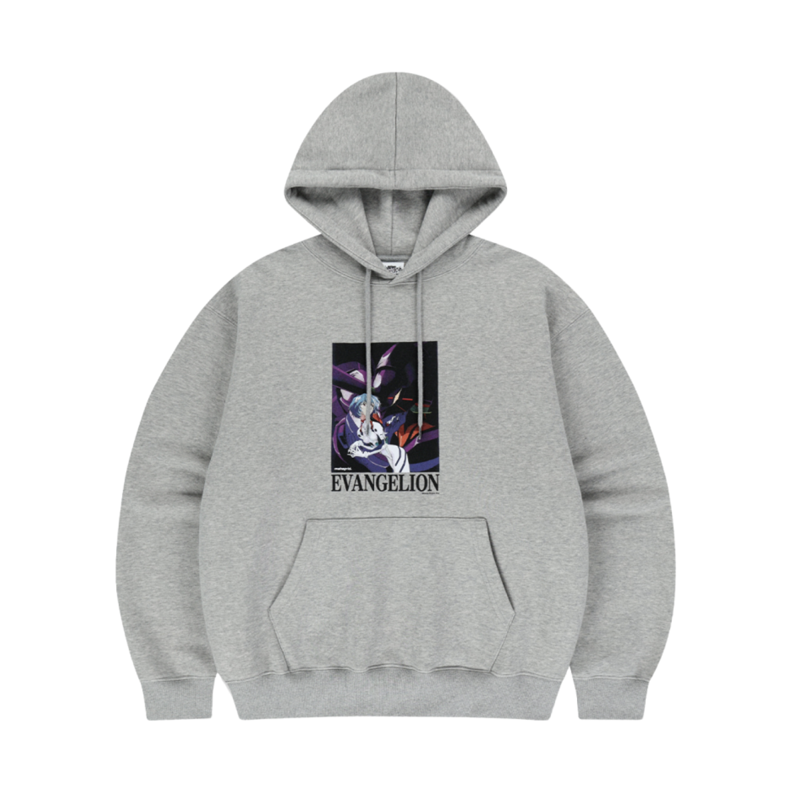 마하그리드 x 에반게리온 에반게리온 후드 그레이(Mahagrid x Evangelion Evangelion Hoodie Grey)