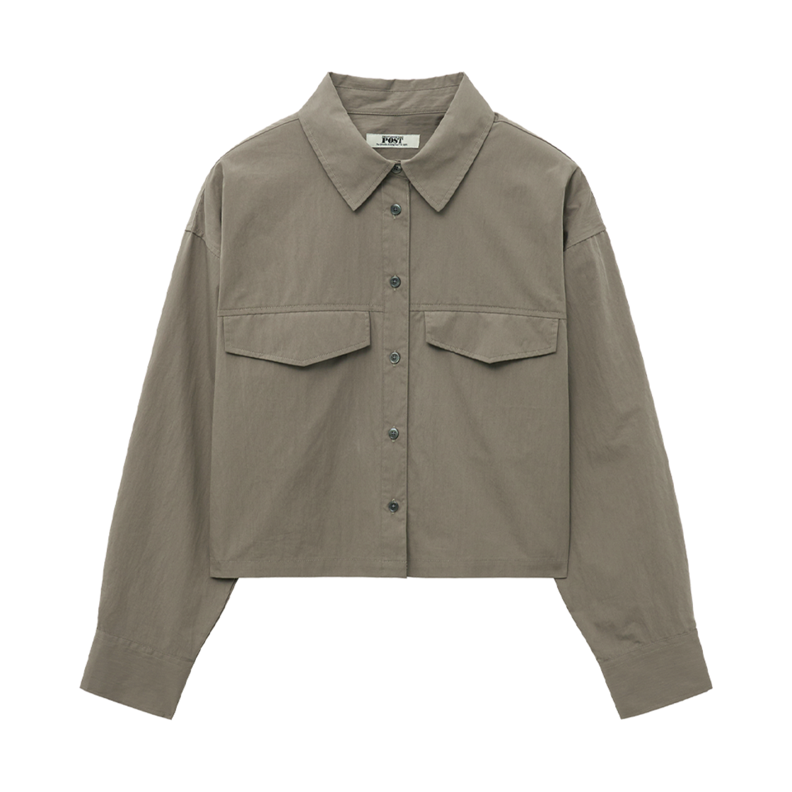 SFS1SH204AKH The Saturday Evening Post Flat Pocket Shirts_Khaki