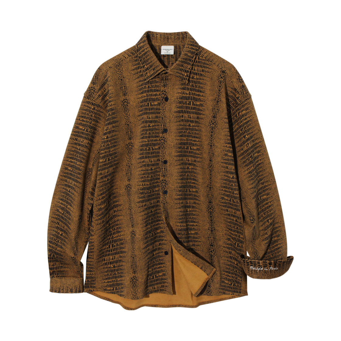 S102BR Diamond Layla Saline Cotton Shirt S102 Cashew Brown