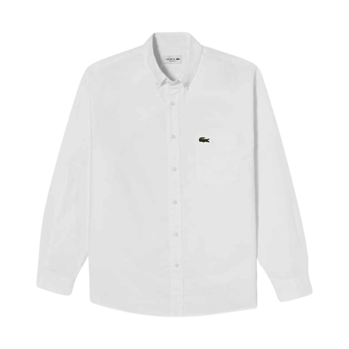 라코스테 릴렉스드 핏 옥스포드 셔츠 화이트(Lacoste Relaxed Fit Oxford Shirt White) - 1