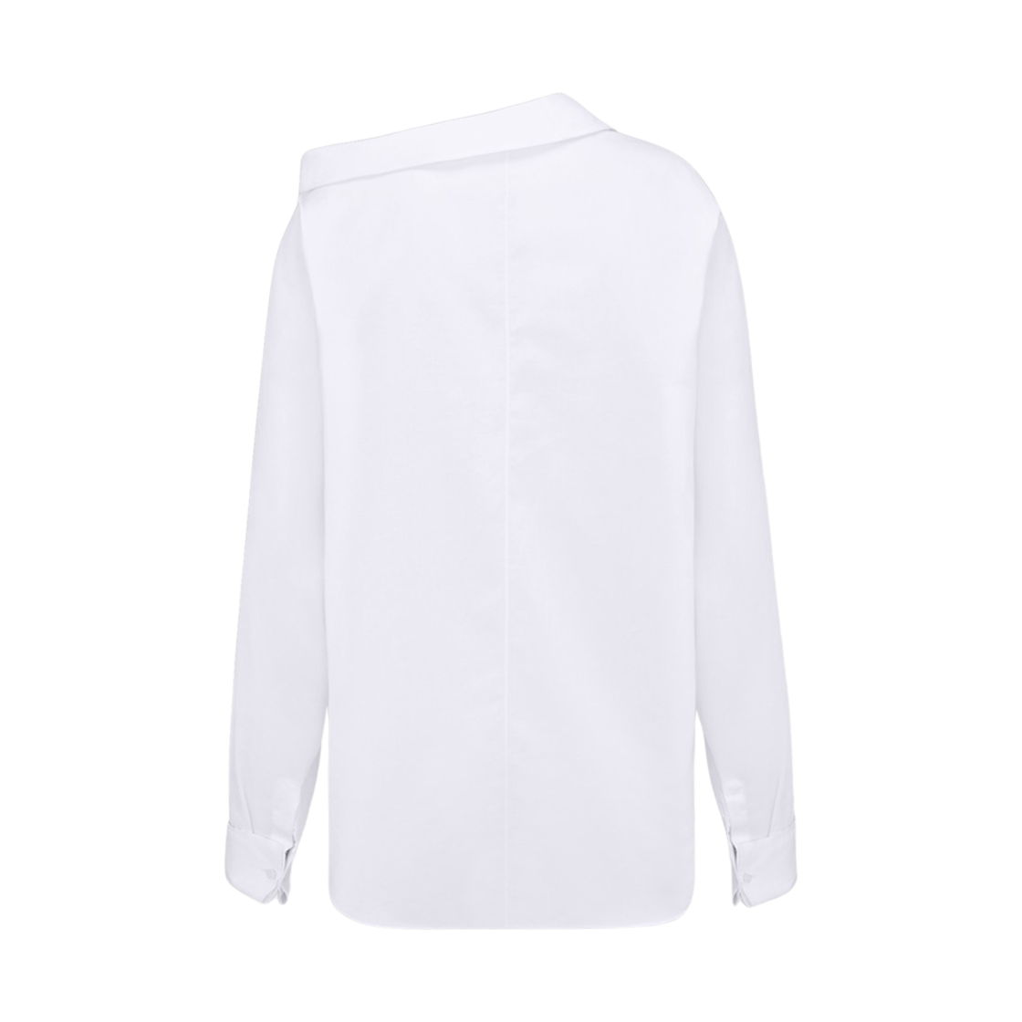 (W) 디올 어시메트릭 셔츠 화이트 포플린((W) Dior Asymmetric Shirt White Poplin) - 2