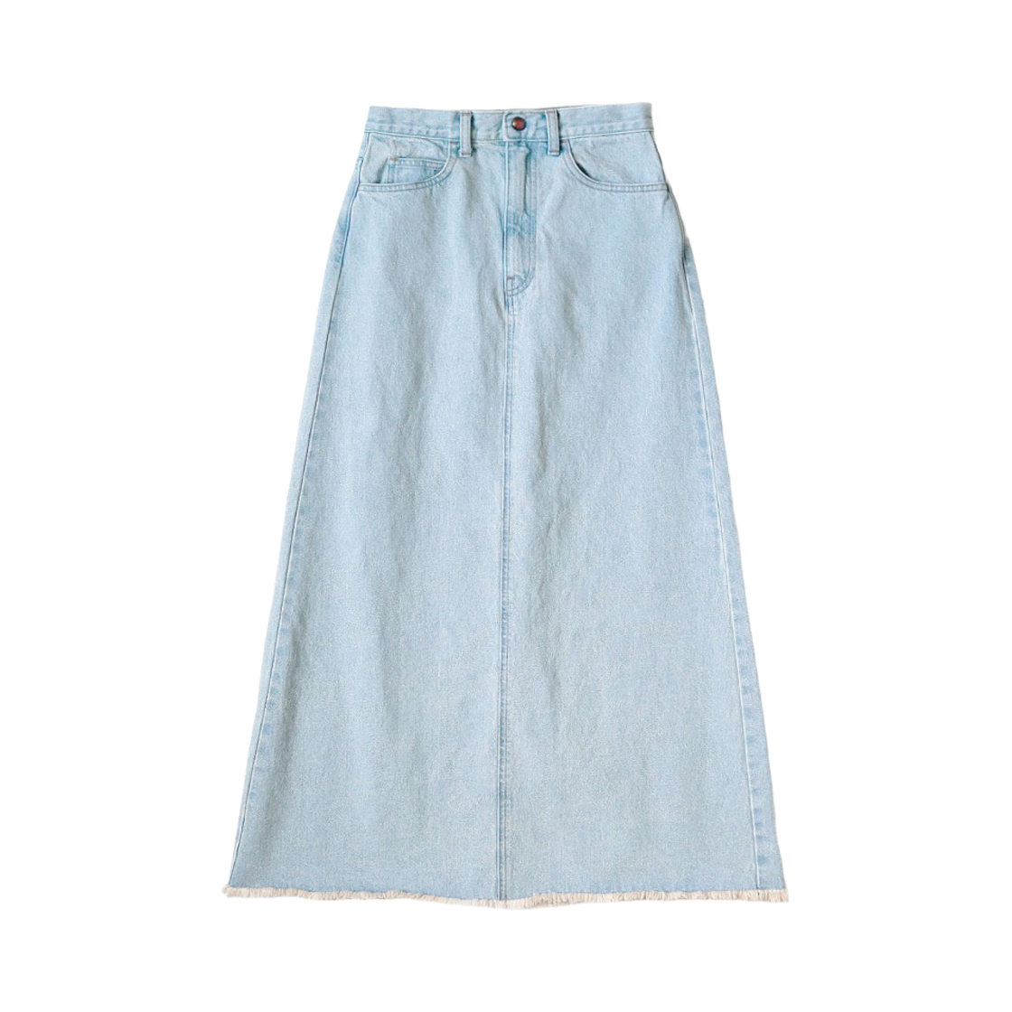 캐피탈 13온즈 데님 하이 웨이스트 맥시 스커트 인디고(Kapital 13 oz. Denim High Waist Maxi Skirt Indigo) - 1