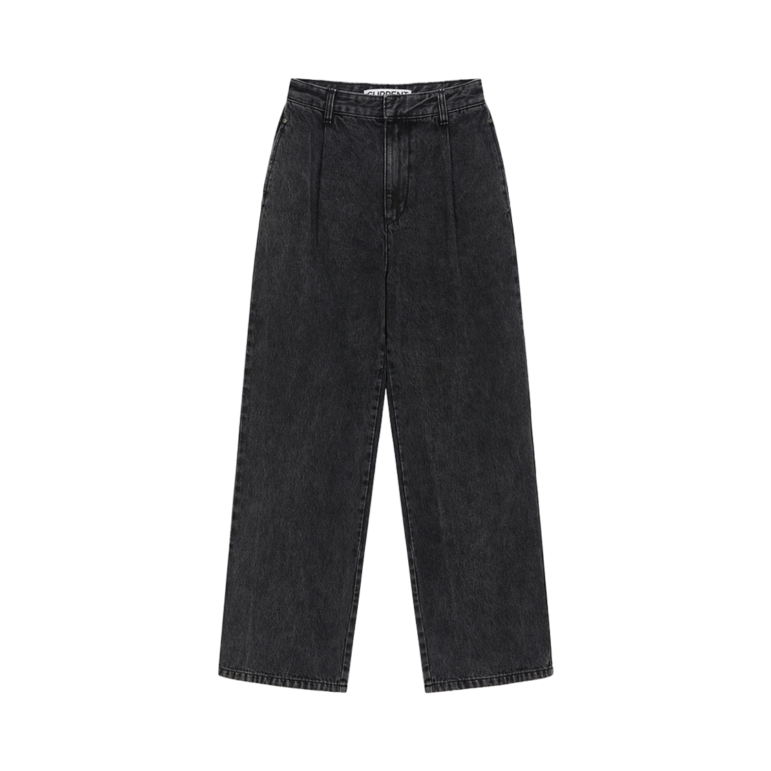 커렌트 미드라이즈 스노우 워싱 데님 블랙(Current Midrize Snow Washing Denim Black)