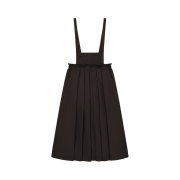 FLETTA Pintuck Overall Skirt Brown