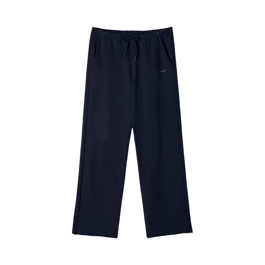 - (W) Aviemuah Essential Drawstring Cotton Sweatpants Navy