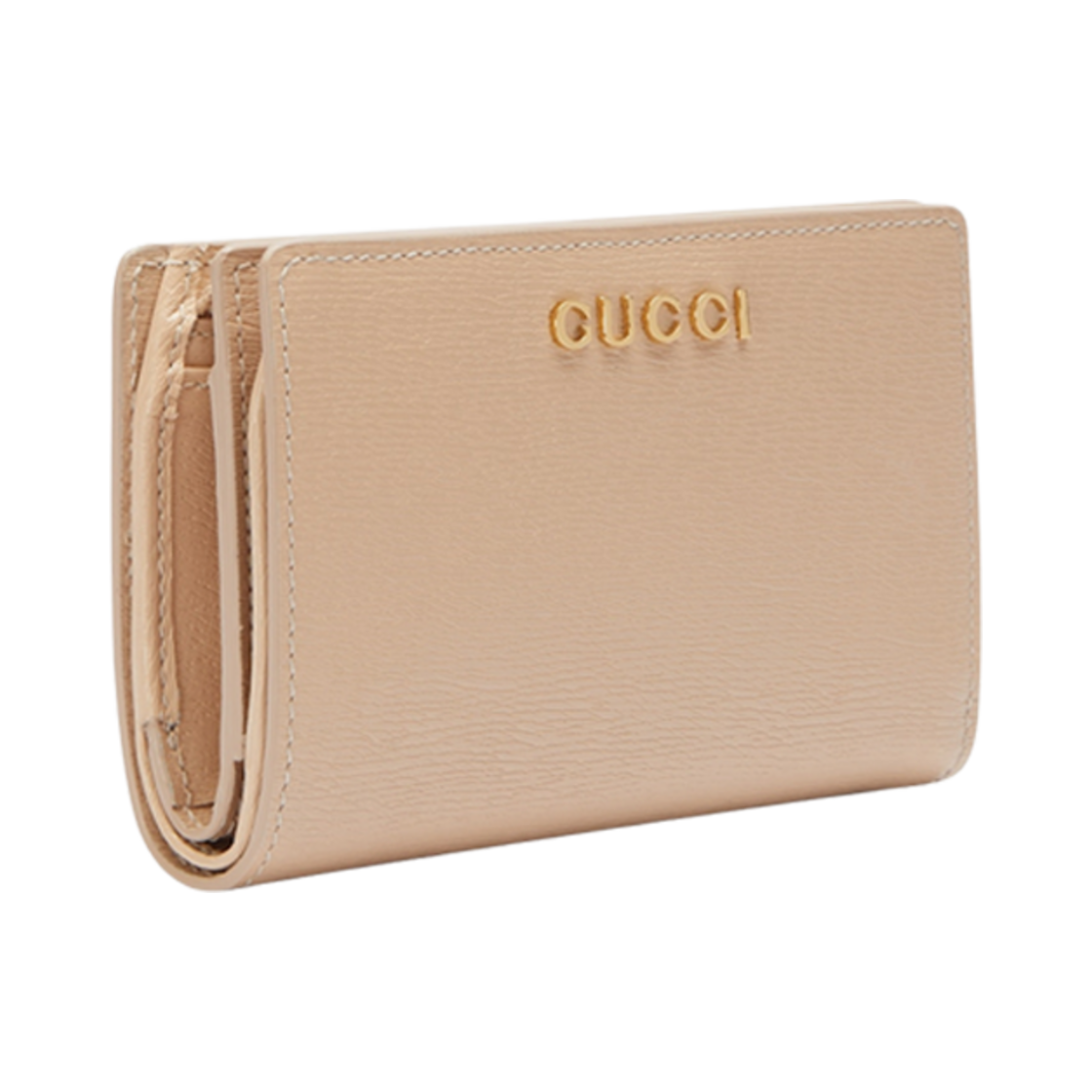 구찌 집 어라운드 지갑 구찌 스크립트 라이트 베이지 레더(Gucci Zip Around Wallet with Gucci Script Light Beige Leather) - 3