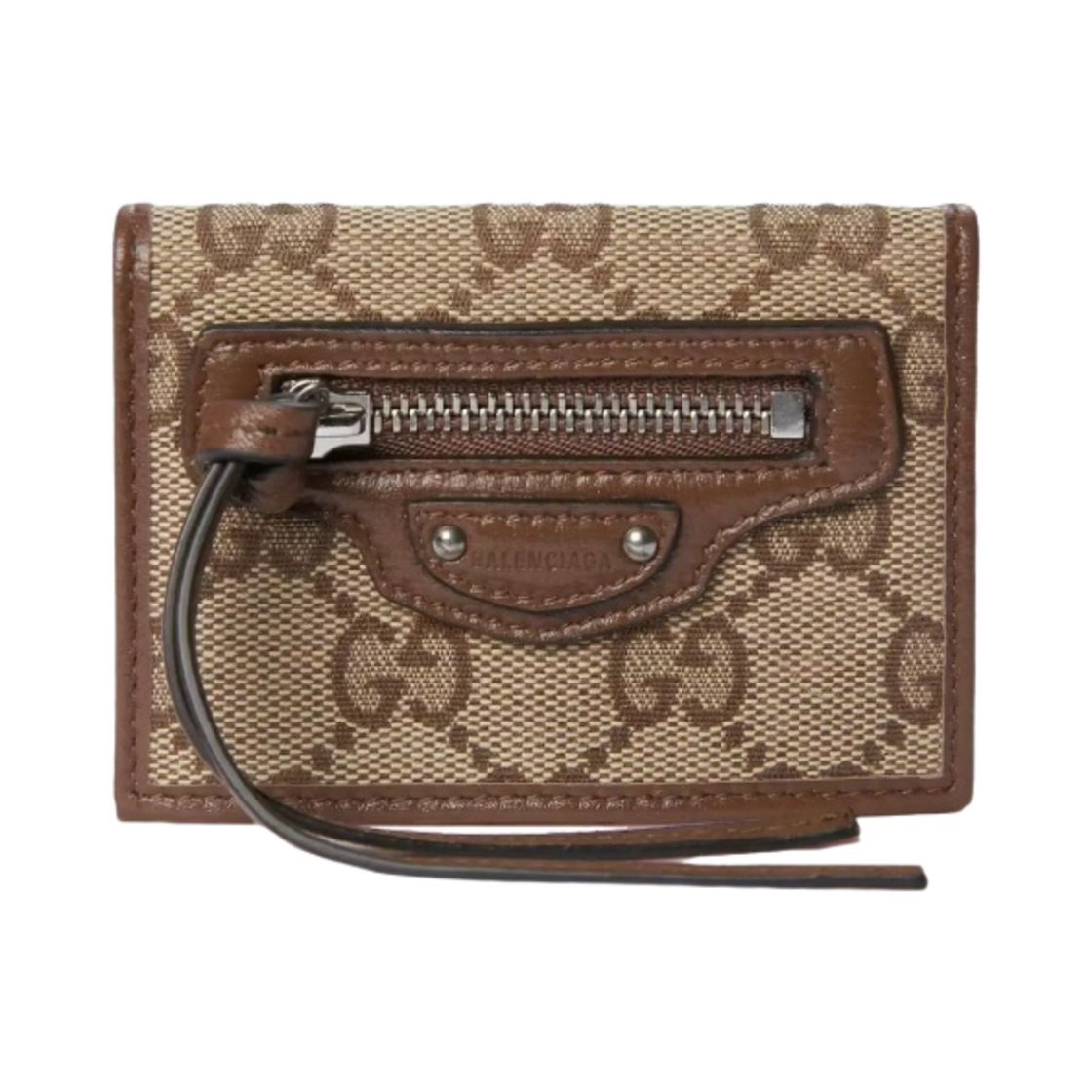 구찌 x 발렌시아가 해커 프로젝트 네오 클래식 지갑 베이지 에보니