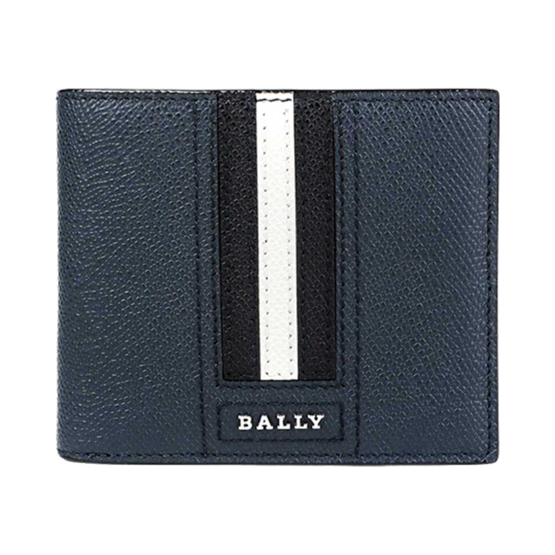 6218021 Bally Tonett Logo Bi-Fold Wallet Navy
