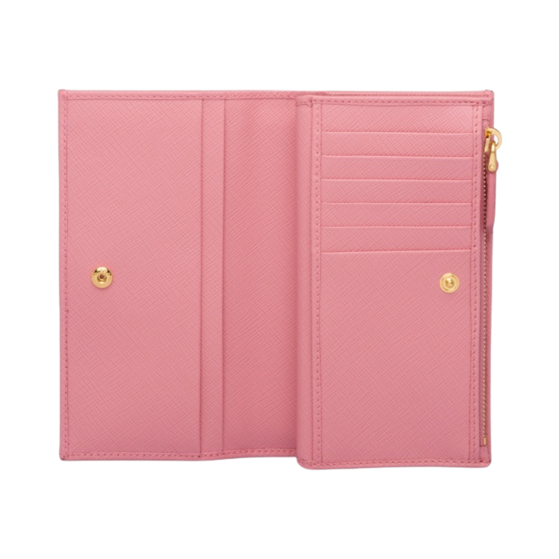 프라다 라지 사피아노 레더 월렛 페탈 핑크(Prada Large Saffiano Leather Wallet Petal Pink) - 2