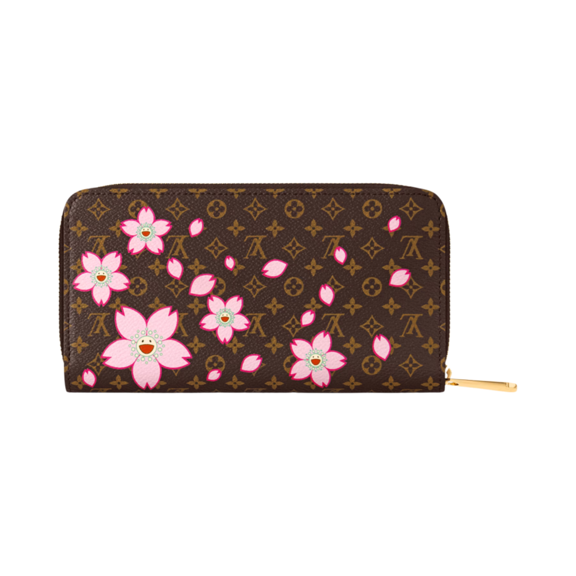루이비통 x 무라카미 타카시 지피 월렛 사쿠라 브라운(Louis Vuitton x Murakami Takashi Zippy Wallet Sakura Brown) - 4