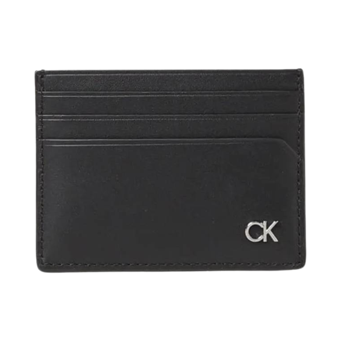 K50K512286BEH Calvin Klein Leather Card Holder Black