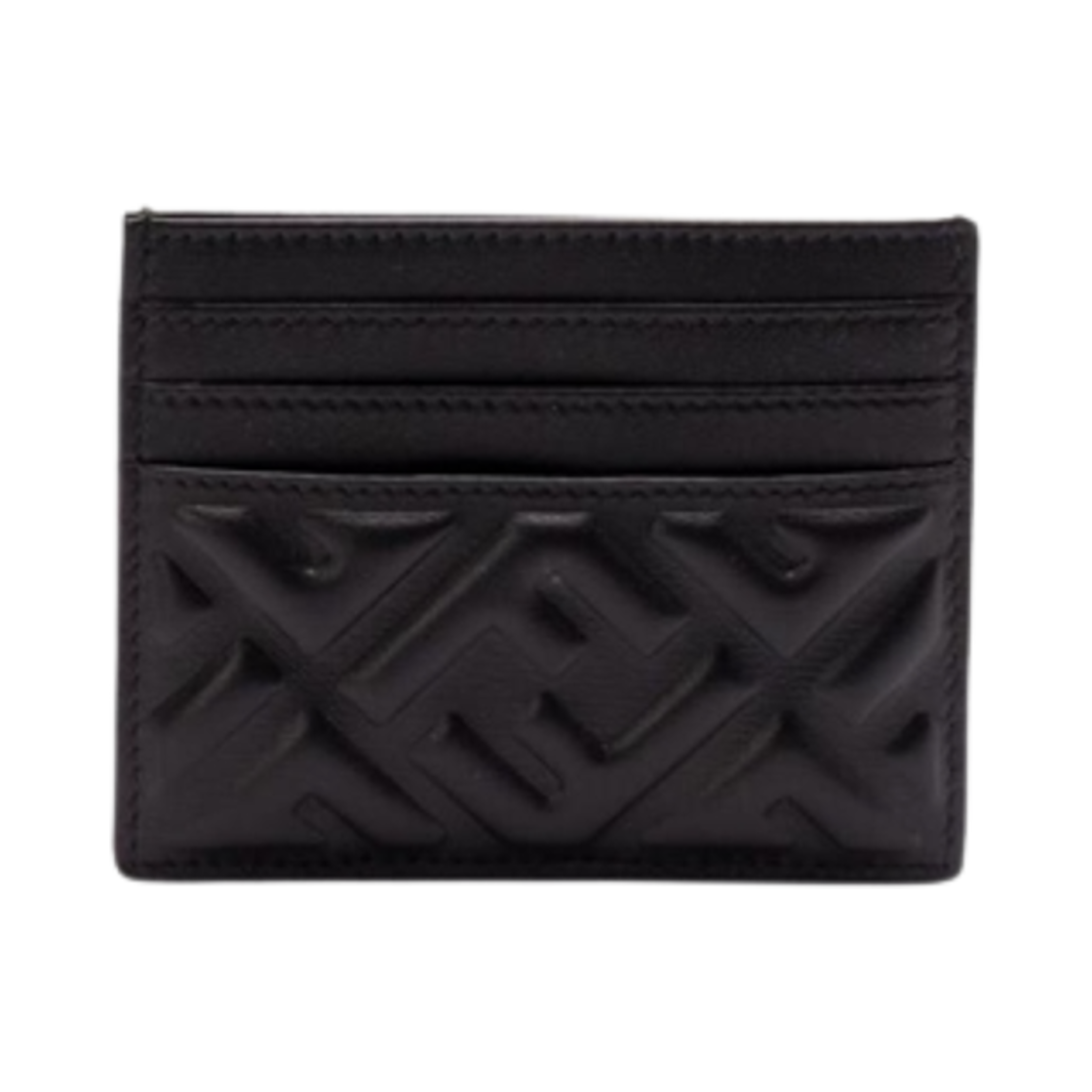 펜디 바게트 나파 레더 플랫 카드 케이스 블랙(Fendi Baguette Nappa Leateher Flat Card Case Black)