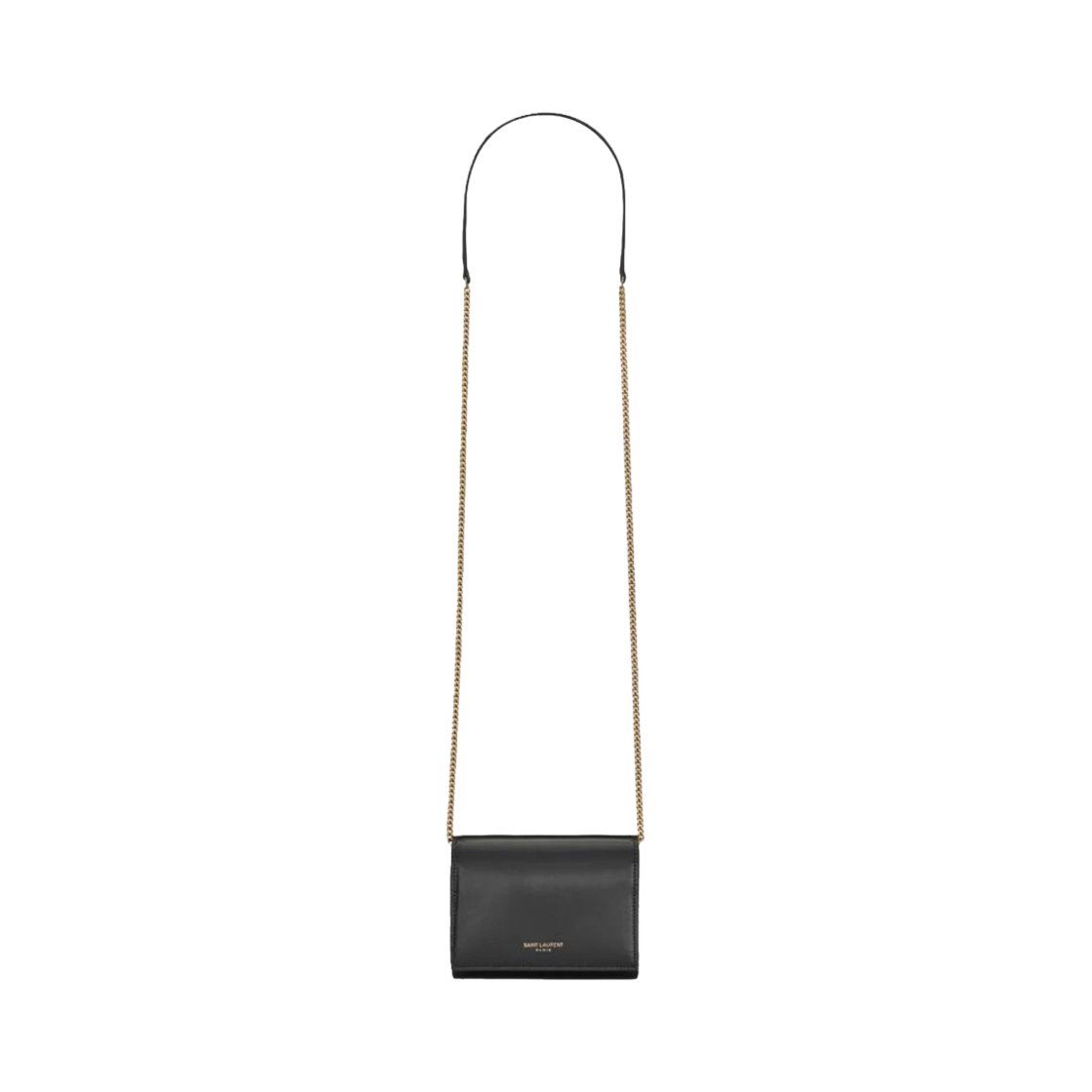 생로랑 체인 카드 케이스 블랙 골드(Saint Laurent Card Case On Chain Black Gold) - 3