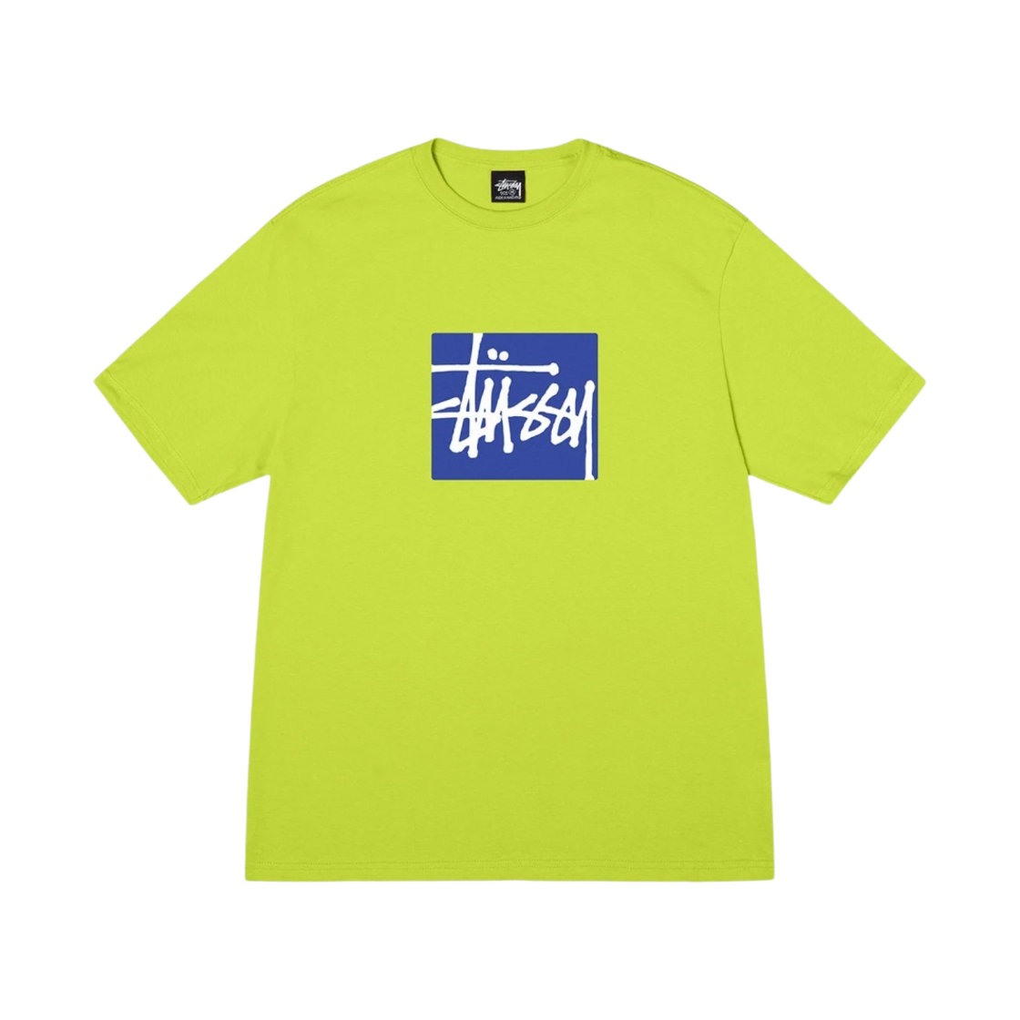 스투시 스탁 박스 티셔츠 키라임(Stussy Stock Box T-Shirt Keylime) - 1