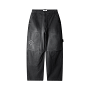 ETCE Washed Gardener Pants Black