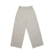 Haleine Carpenter Cargo Pants Cream Beige