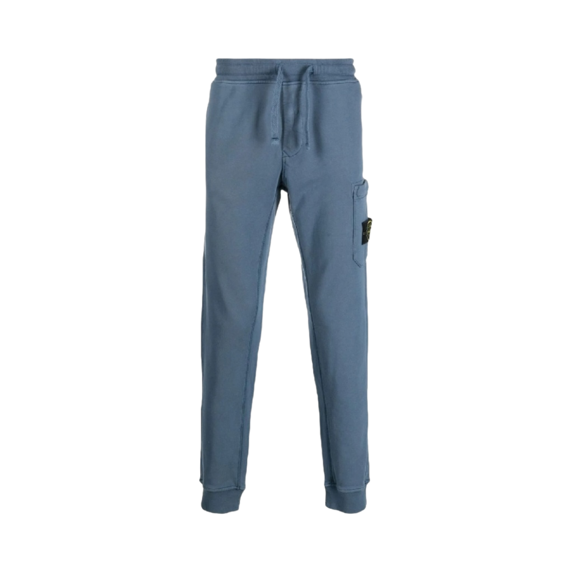 스톤 아일랜드 64551 코튼 플리스 카고 팬츠 아비오 블루 - 23SS(Stone Island 64551 Cotton Fleece Cargo Pants Avio Blue - 23SS) - 1