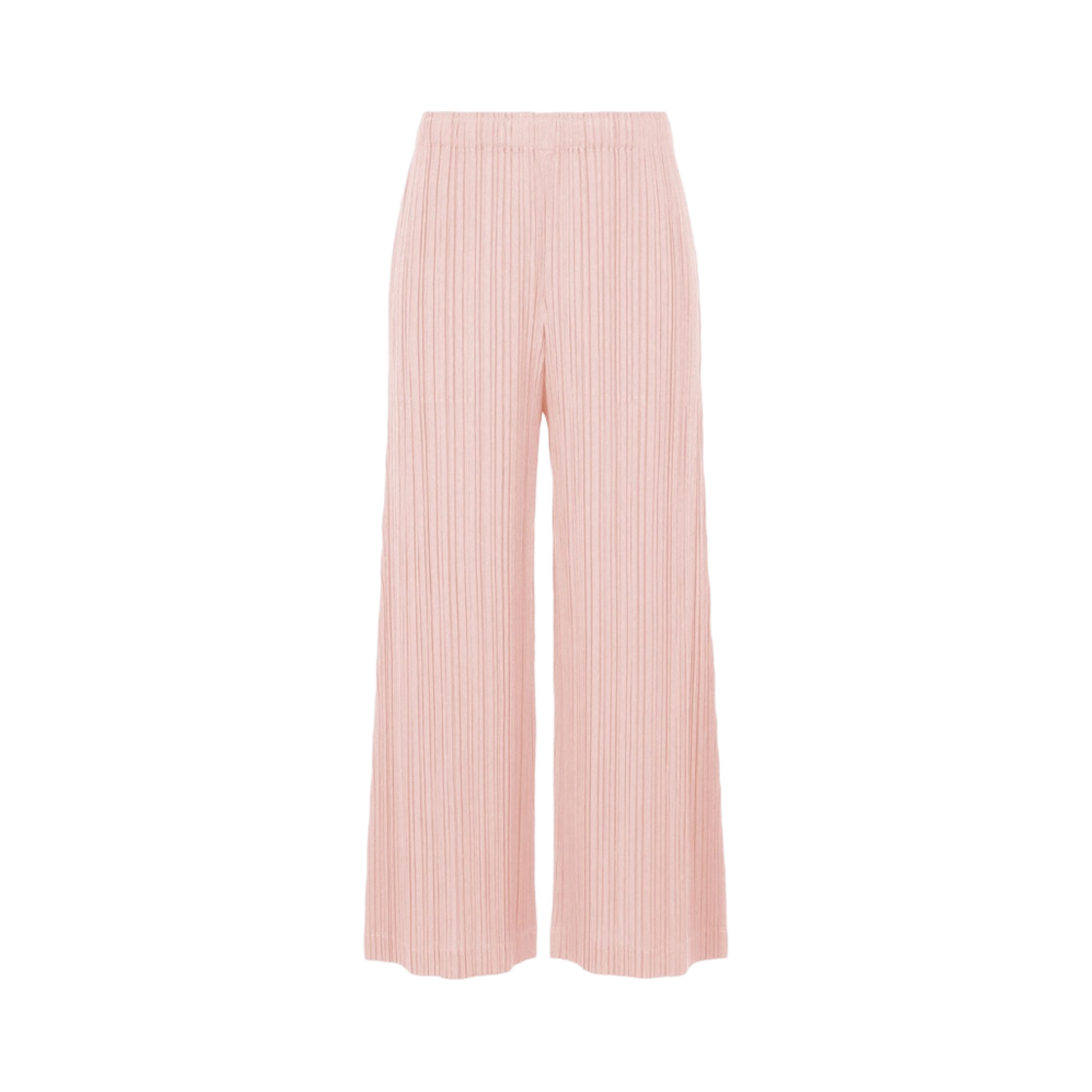 (W) 플리츠 플리즈 이세이 미야케 라미 플리츠 팬츠 라이트 핑크((W) Pleats Please Issey Miyake Ramie Pleats Pants Light Pink) - 1