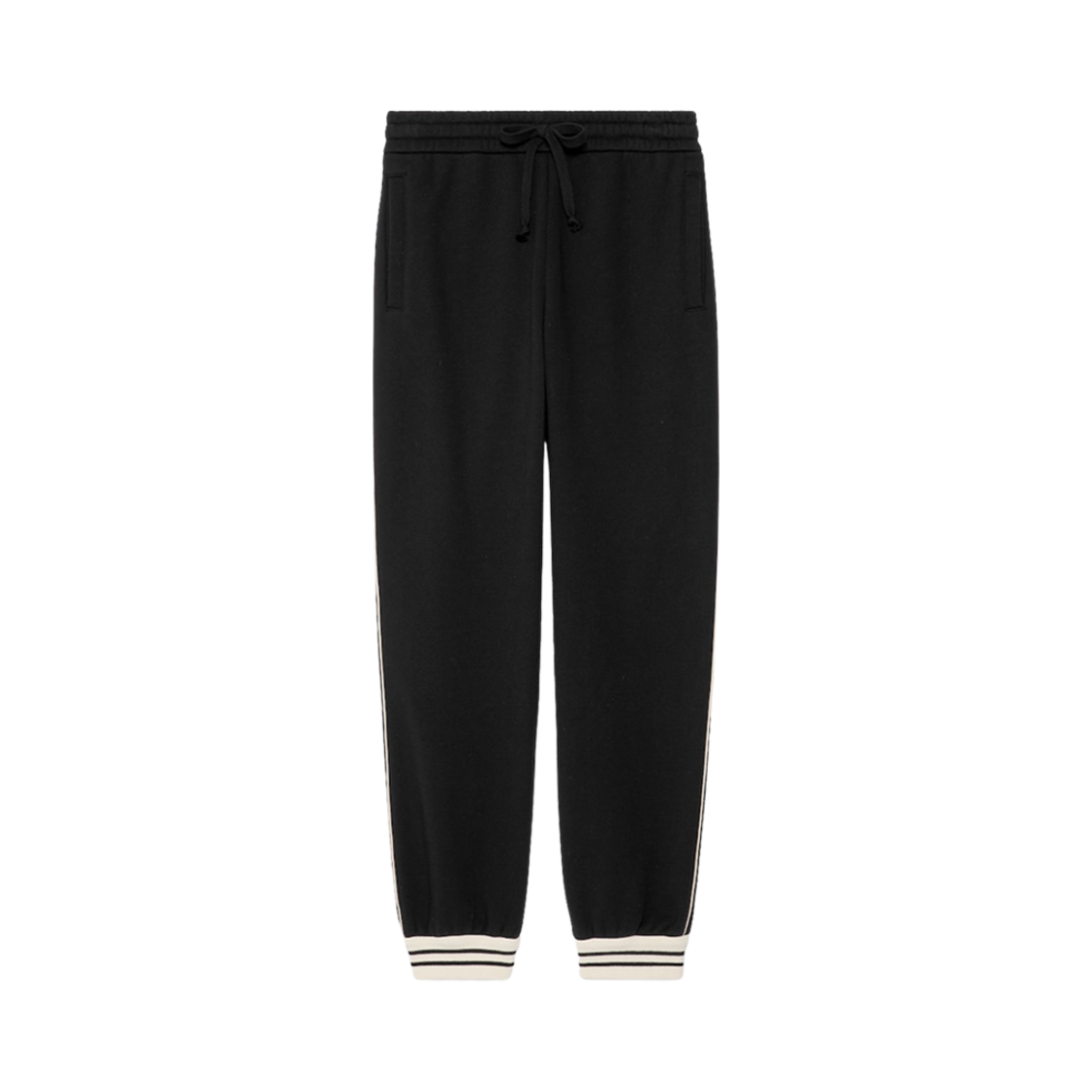 756598-XJFV7-1043 (W) Gucci Cotton Jersey Trouser Black