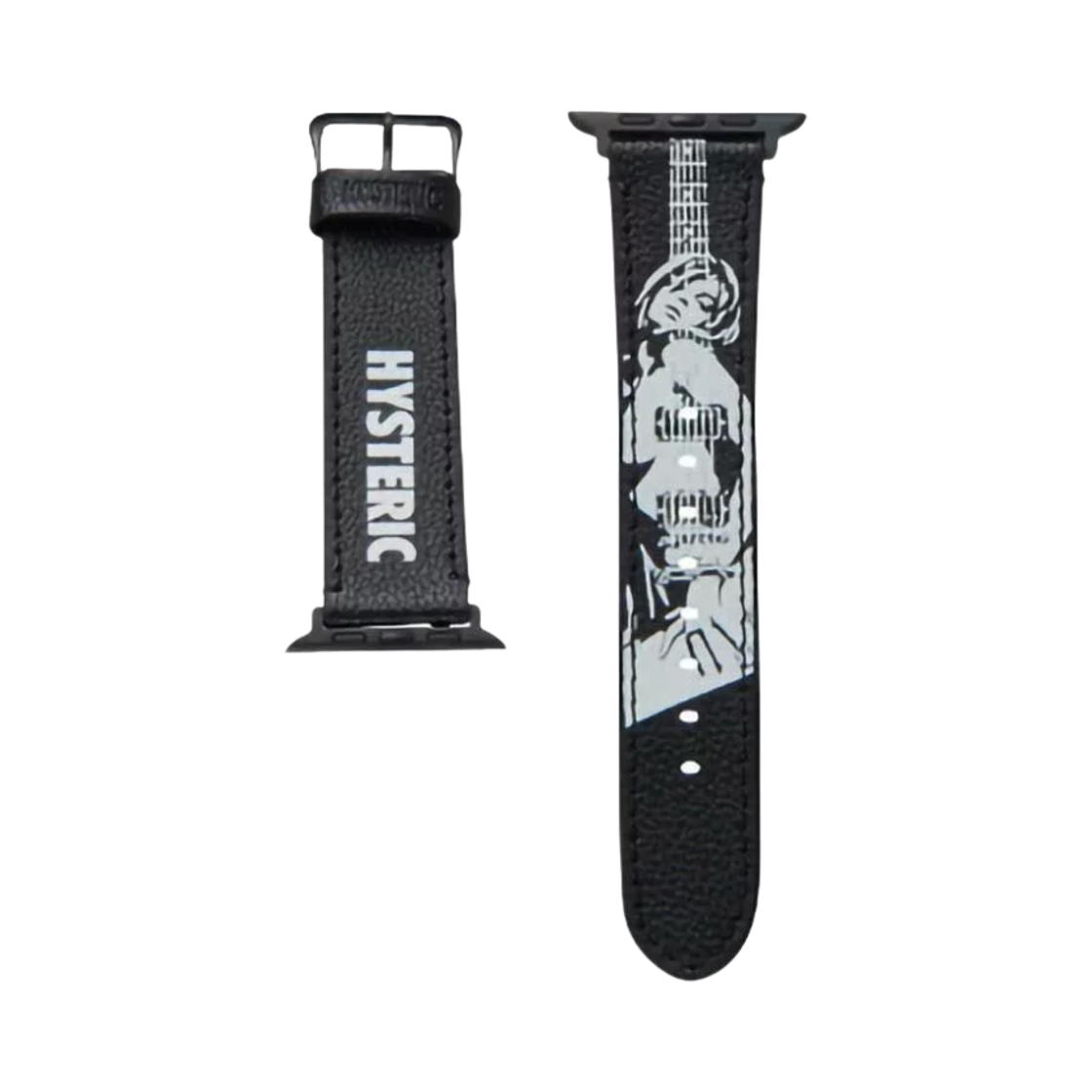 01243QG03 Hysteric Glamour Guitar Girl Apple Watch Band Black