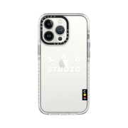 Casetify x IAB Studio iPhone White Logo Impact Case Frost White
