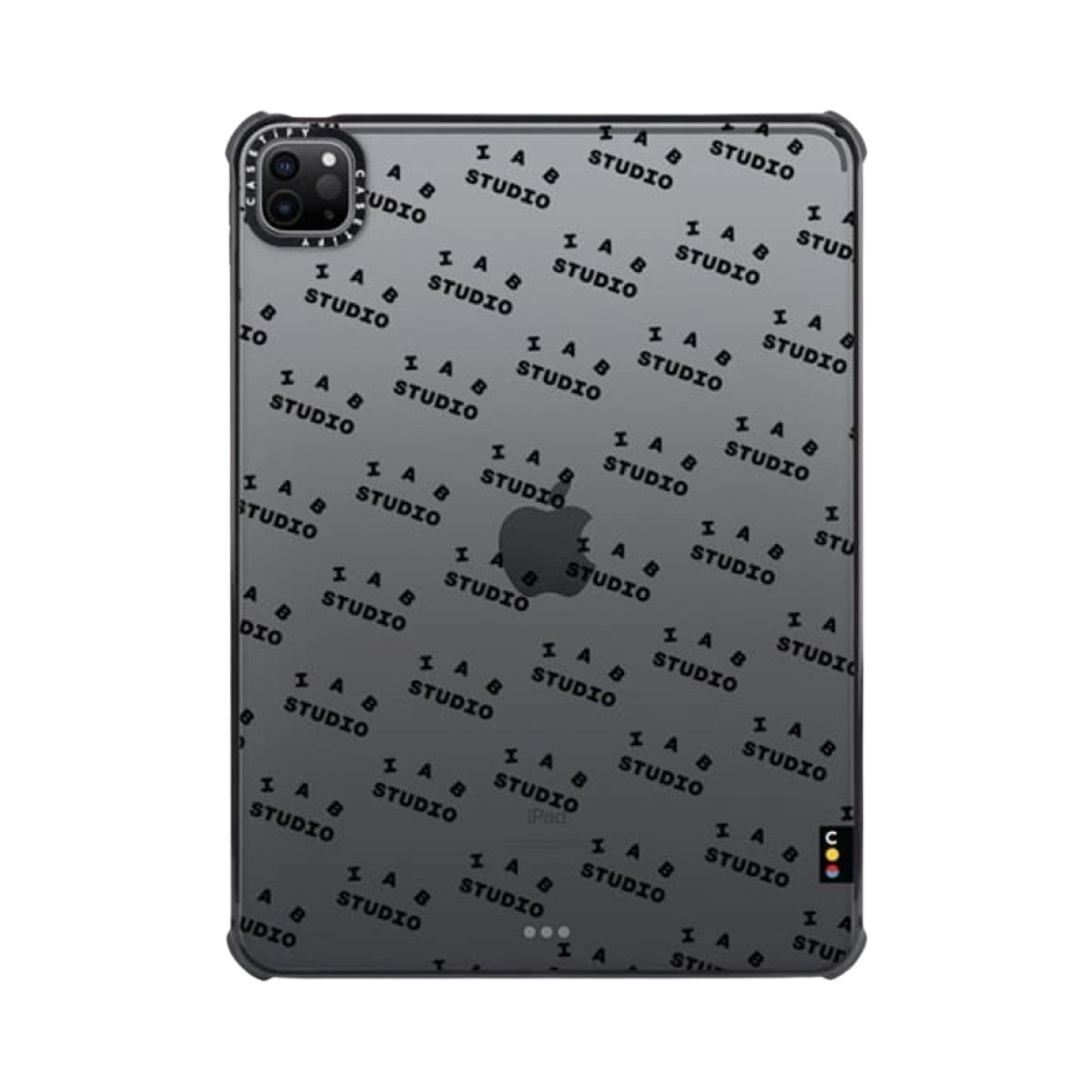 케이스티파이 x 아이앱 스튜디오 아이패드 싱글 모노그램 로고 케이스 클리어
