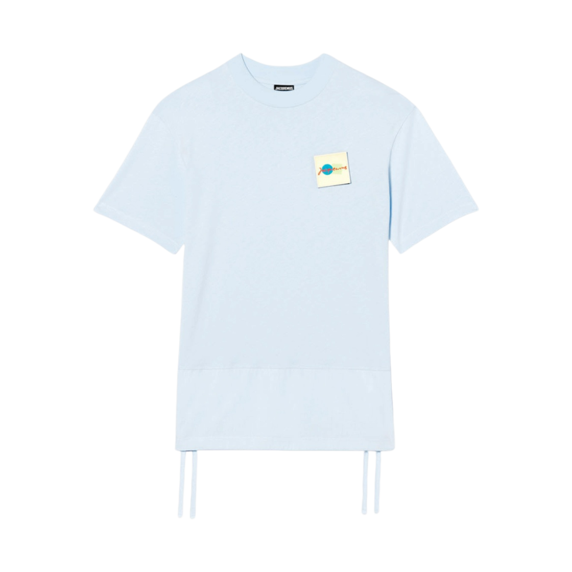 225JS004-2067-320 Jacquemus Le T-Shirt Noli Apron T-Shirt Light Blue
