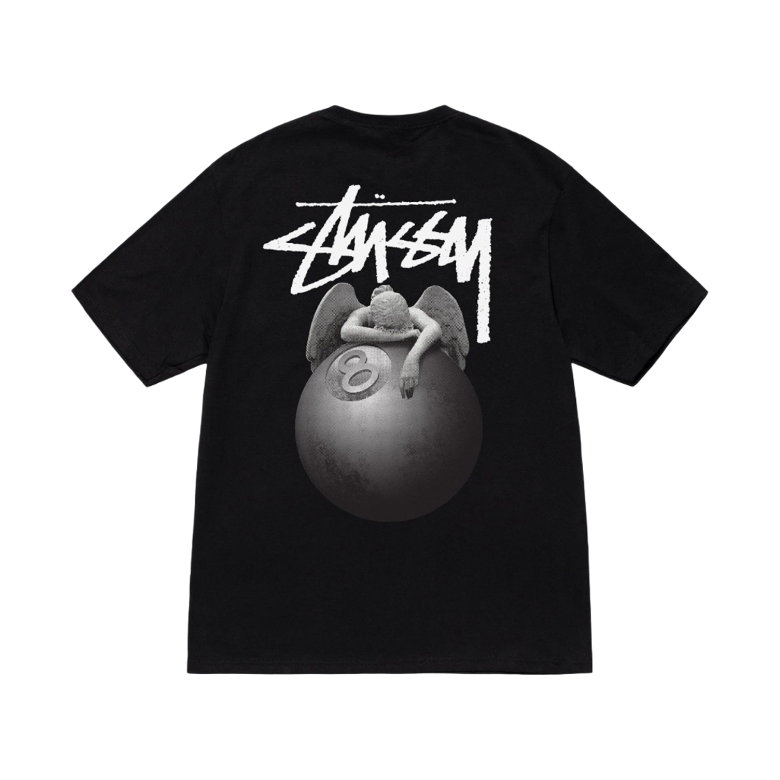 스투시 엔젤 티셔츠 블랙