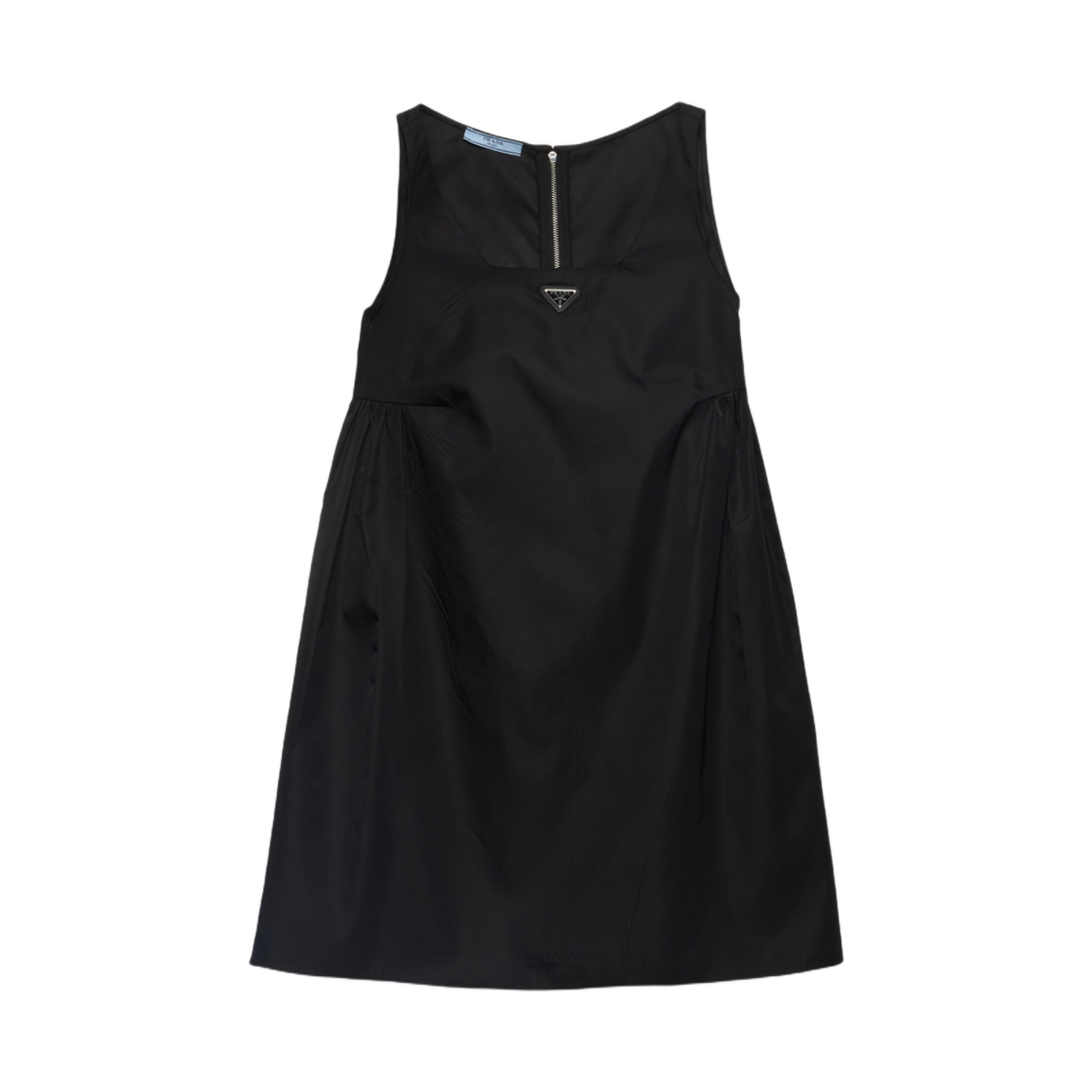 (W) 프라다 리나일론 미니 드레스 블랙((W) Prada Re-Nylon Mini-Dress Black) - 1