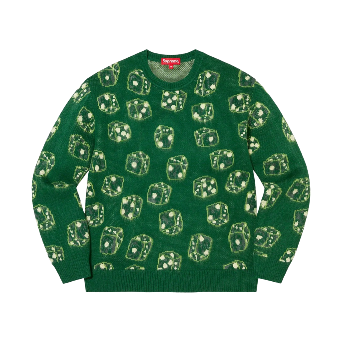 슈프림 다이스 스웨터 그린 - 22FW(Supreme Dice Sweater Green - 22FW) - 1
