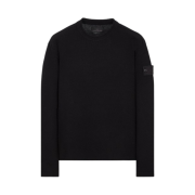 Stone Island 562FA Ghost Piece Cashmere Knit Black - 23FW