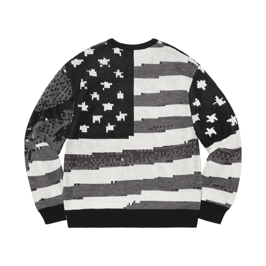 슈프림 디지털 플래그 스웨터 블랙 - 21SS(Supreme Digital Flag Sweater Black - 21SS) - 2