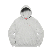 Supreme Enamel Small Box Hooded Sweatshirt Grey - 22SS