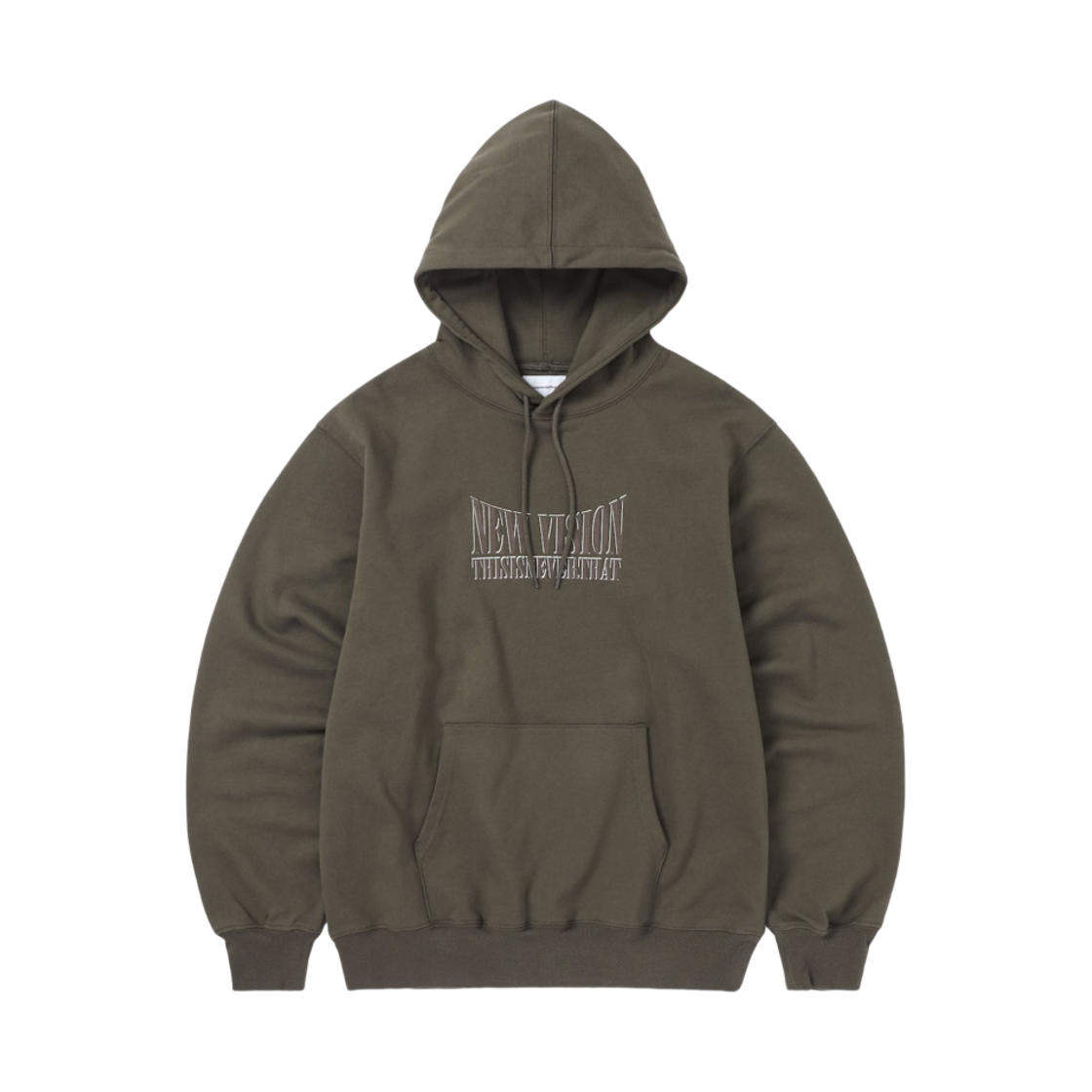 디스이즈네버댓 뉴 비전 후드 브라운(Thisisneverthat New Vision Hoodie Brown)