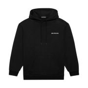 Balenciaga Logo Hoodie Medium Fit Black
