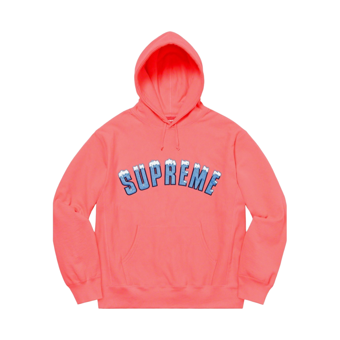 슈프림 아이시 아크 후드 스웨트셔츠 브라이트 코랄 - 20FW